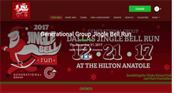 Desktop Screenshot of dallasjinglebellrun.com